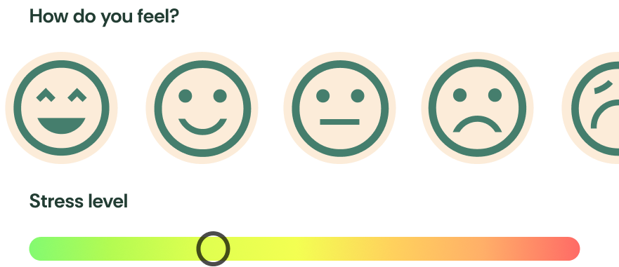 Mood and symptom tracker